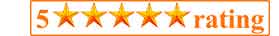 5 star rating logo for 3d photo plaque.com